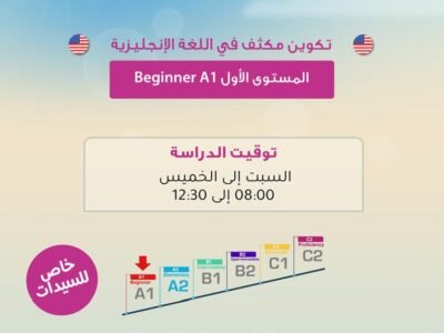 تكوين مكثف في اللغة الانجليزية